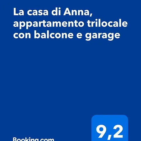 La Casa Di Anna, Trilocale Con Balcone E Garage アパート *